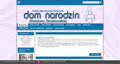 Desktop Screenshot of domnarodzin.pl