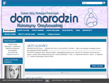 Tablet Screenshot of domnarodzin.pl